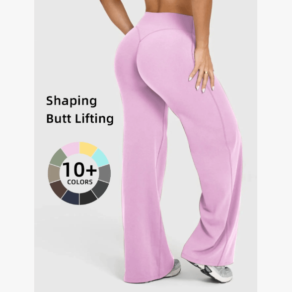 Women's Casual Wide Leg Sport Pants, Casual Sporty Trousers