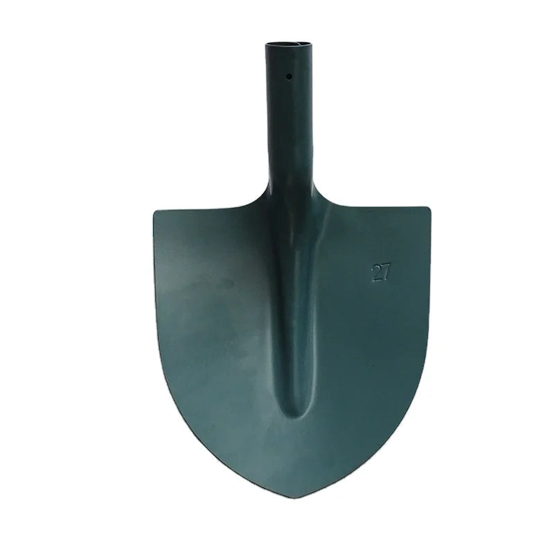 Home Gardening  S527  Carbon Steel Shovel Head Agricultural Farm Tools Round Head Shovel