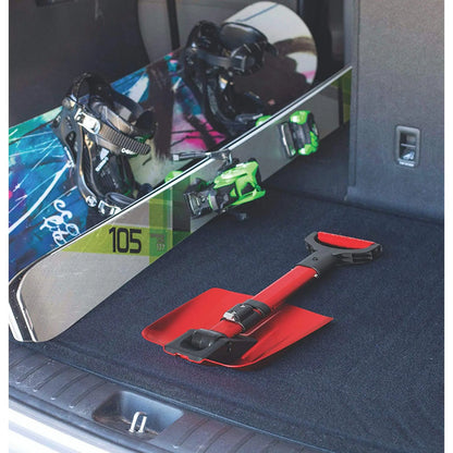 Aluminum Alloy Portable Folding Telescopic Snow Shovel for Cars - Easy-to-Carry Outdoor Vehicle Snow Removal Tool