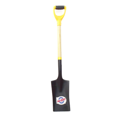 Heavy Duty Metal Iron square Spade Shovel with Wooden Handle Garden Manual Digging Tools