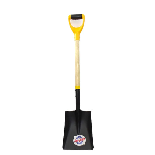Heavy Duty Metal Iron square Spade Shovel with Wooden Handle Garden Manual Digging Tools
