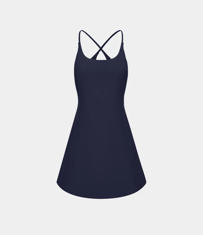 Softlyzero Plush Backless Active Dress-Easy Peezy