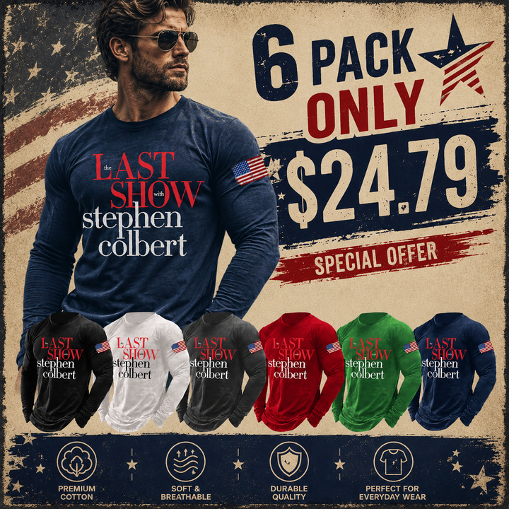 Men's Retro Last Show Print T-Shirt