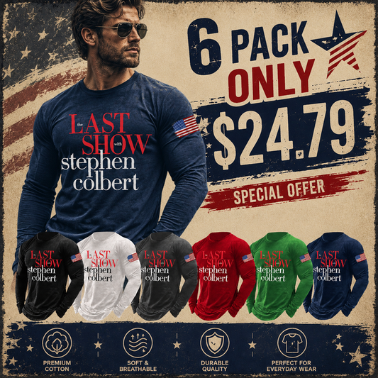 Men's Retro Last Show Print T-Shirt