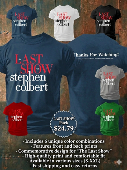 🔥Buy 3 Get 15% Off Men's Retro Last Show Print T-Shirt