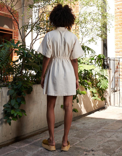 Utility Cinched Zip Dress (Buy 2 Free Shipping)