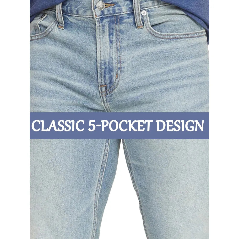 Men's 6-Pack Flex Stretch Slim Straight Jeans