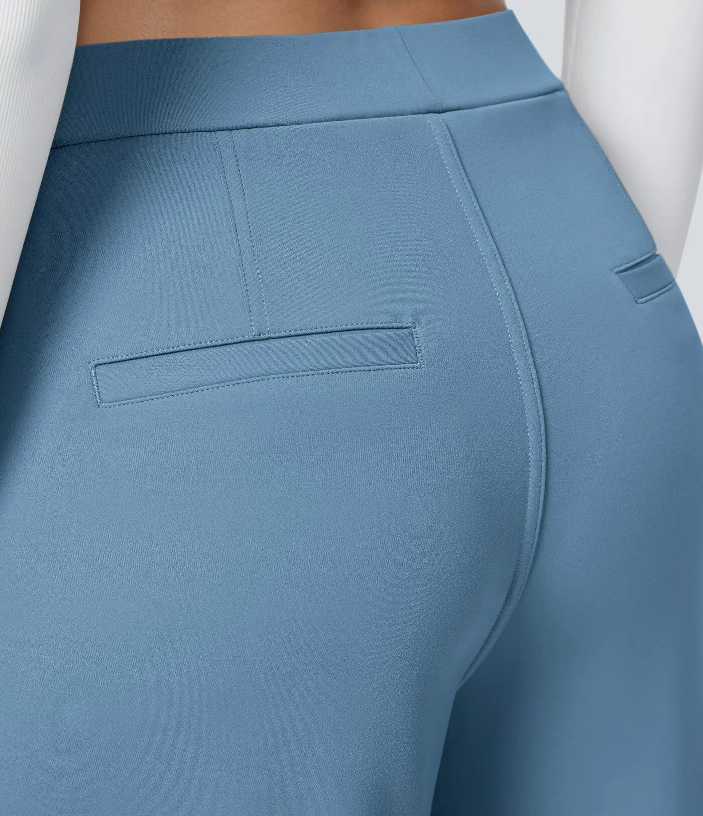⏰Big Spring Sale!High Waisted Side Pocket Straight Leg Work Pants