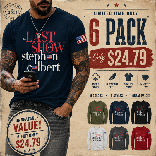 Men's Retro Last Last Show Print T-Shirt