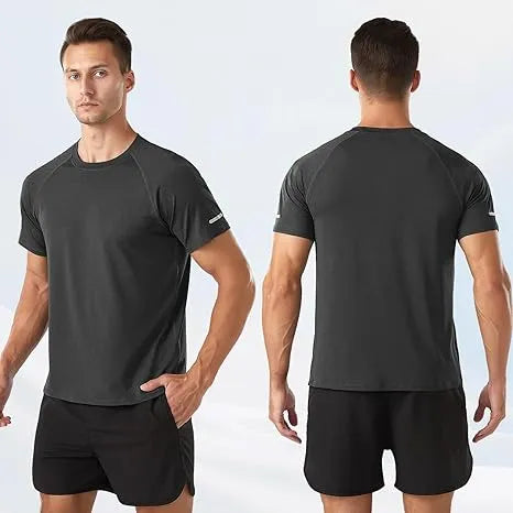Men's Reflective Breathable Gym Quick Tee