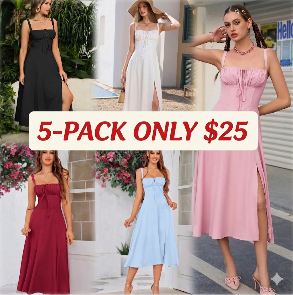 Basic A-Line Dress for Relaxed Vacation Style