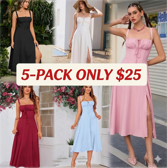 Basic A-Line Dress for Relaxed Vacation Style