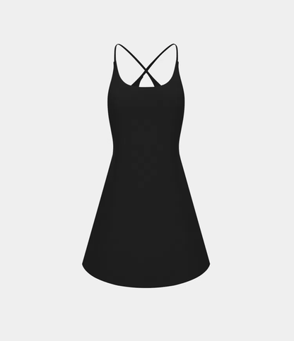 Softlyzero Plush Backless Active Dress-Easy Peezy