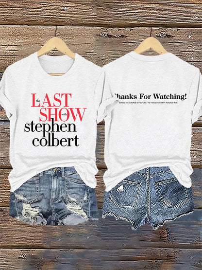 🔥Buy 3 Get 15% Off Retro Last Show Tree Print T-Shirt