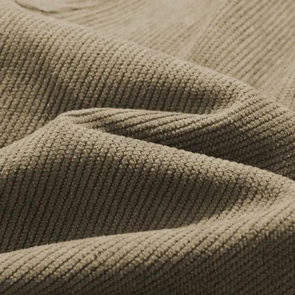 Men's Corduroy Straight-Leg Sweatpants