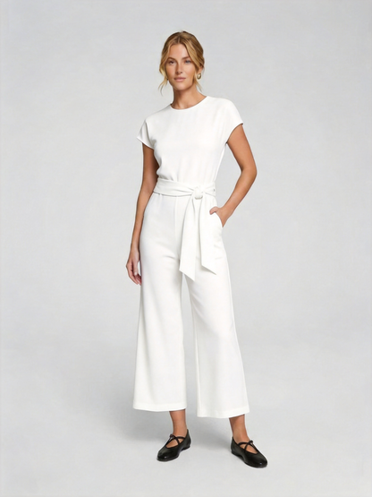 Tie Waist Jumpsuit