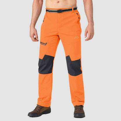 Men's Fleece-Lined Winter Ski Pants – Water-Resistant with 4 Zip Pockets