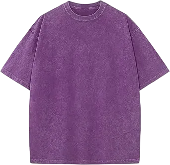 Men's  Acid Wash Cotton T-Shirts