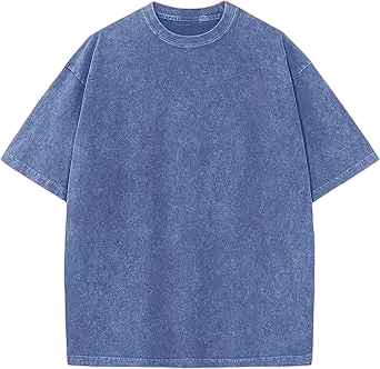 Men's  Acid Wash Cotton T-Shirts