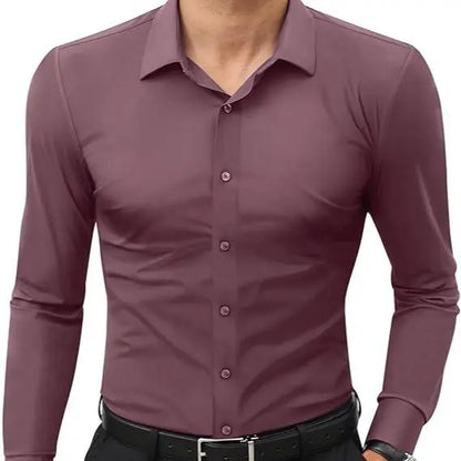 Men’s Long-Sleeve Stretch Shirt