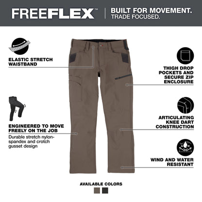 Men's Ripstop Tech Pants,Water Resistant Outdoor Tactical Pants