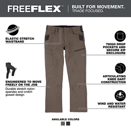 Men's Ripstop Tech Pants,Water Resistant Outdoor Tactical Pants