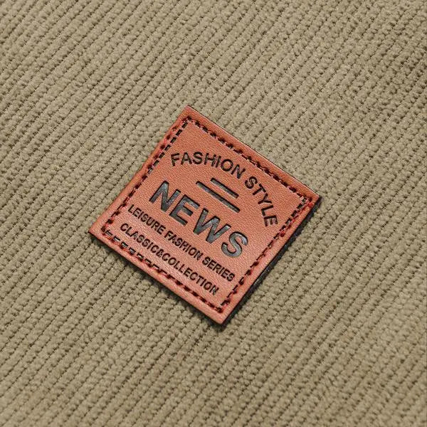 Men's Corduroy Straight-Leg Sweatpants