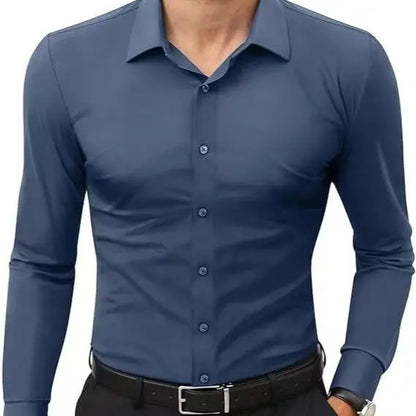 Men’s Long-Sleeve Stretch Shirt