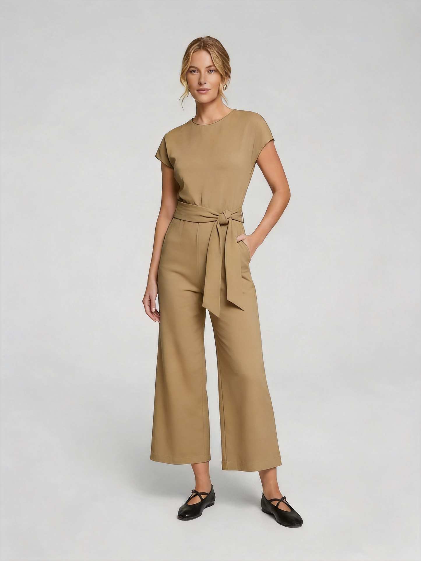Tie Waist Jumpsuit
