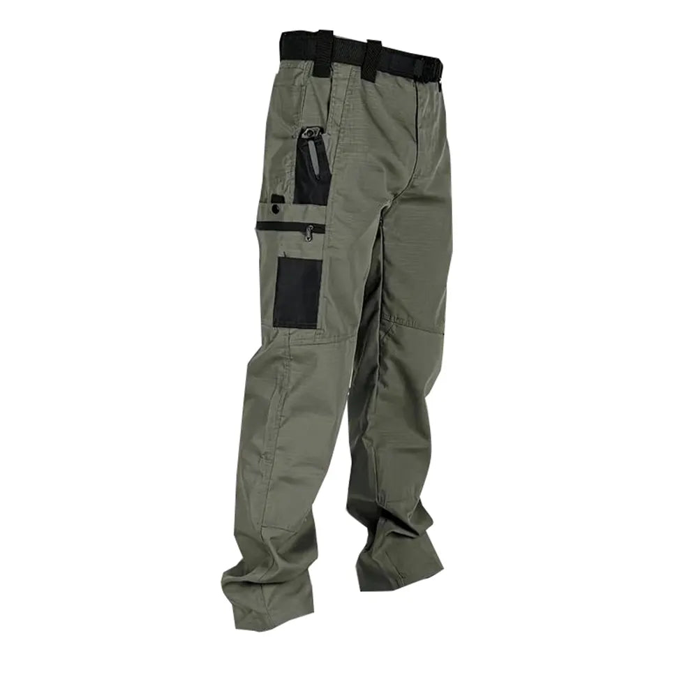 Men's Solid Color Tactical Work Pants
