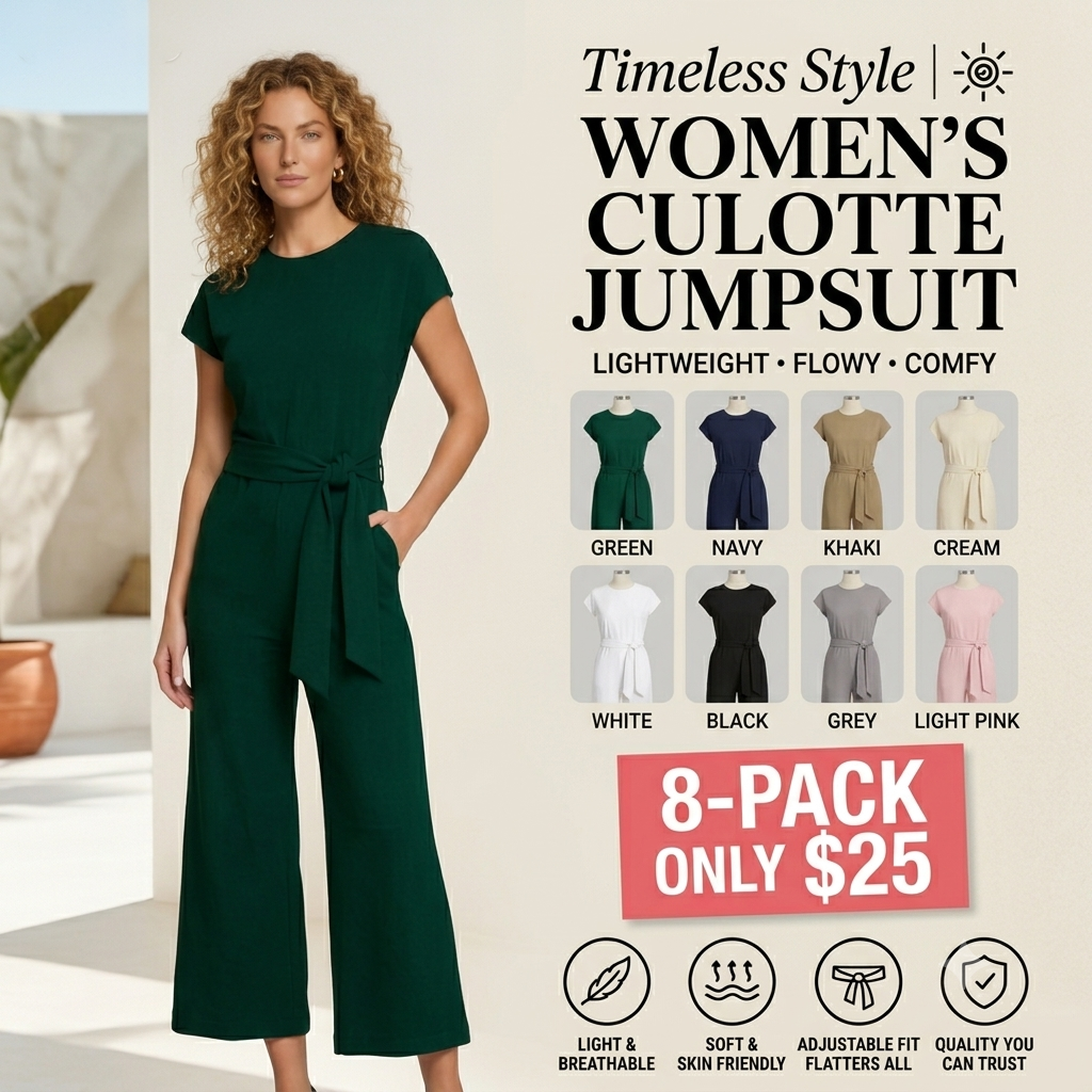 Tie Waist Jumpsuit