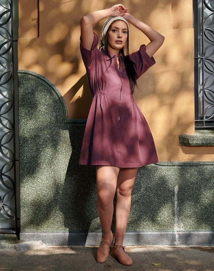 Utility Cinched Zip Dress (Buy 2 Free Shipping)