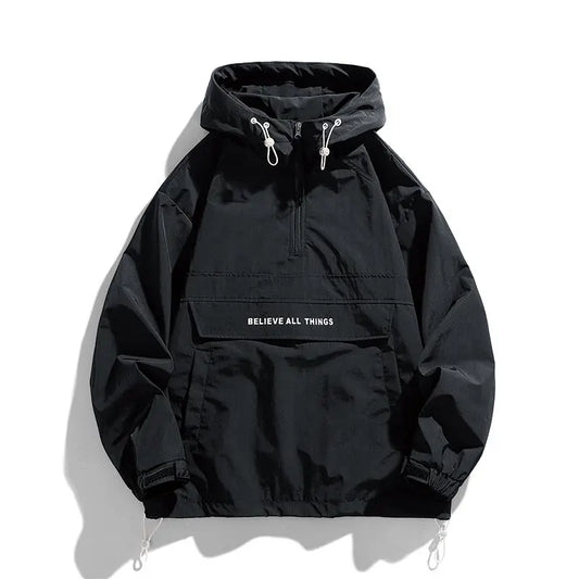 Men's Half Zip Windbreaker Jacket