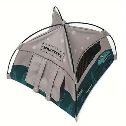 Miniature Dollhouse Camping Tent Playset, Perfect for Displaying in Dollhouses, Great Decorative Props for Christmas, Halloween, And Easter.